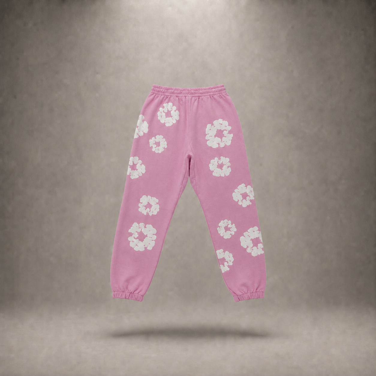 Denim Flower Sweatpants