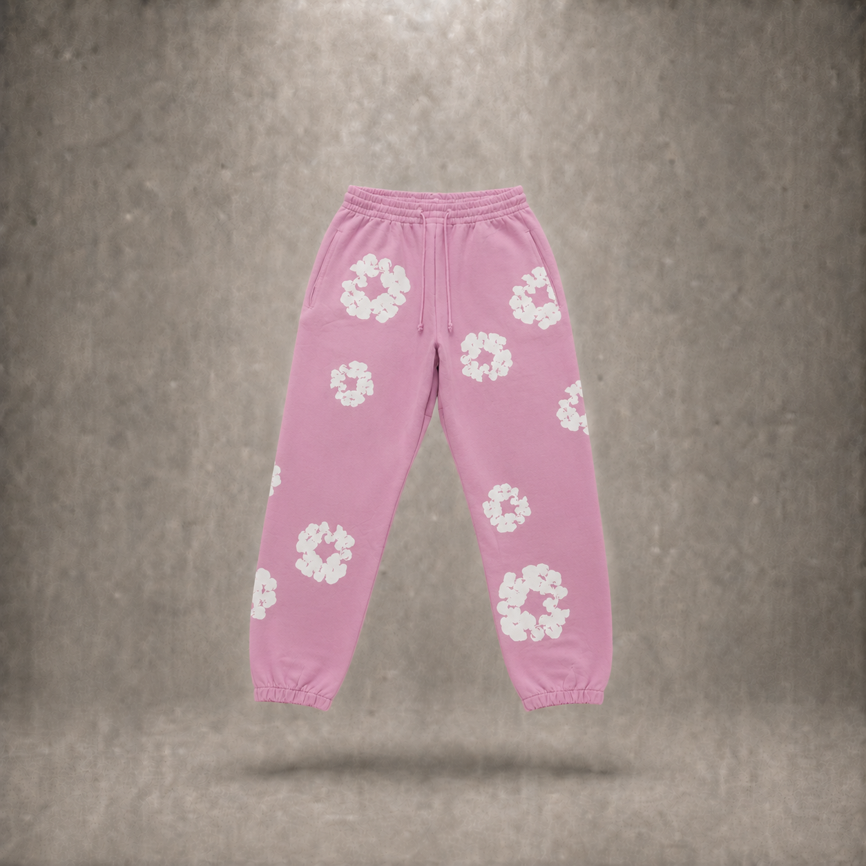 Denim Flower Sweatpants