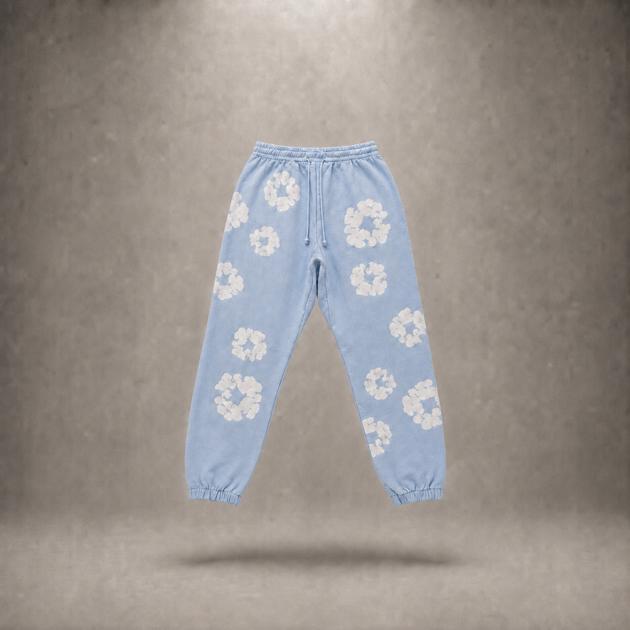 Denim Flower Sweatpants